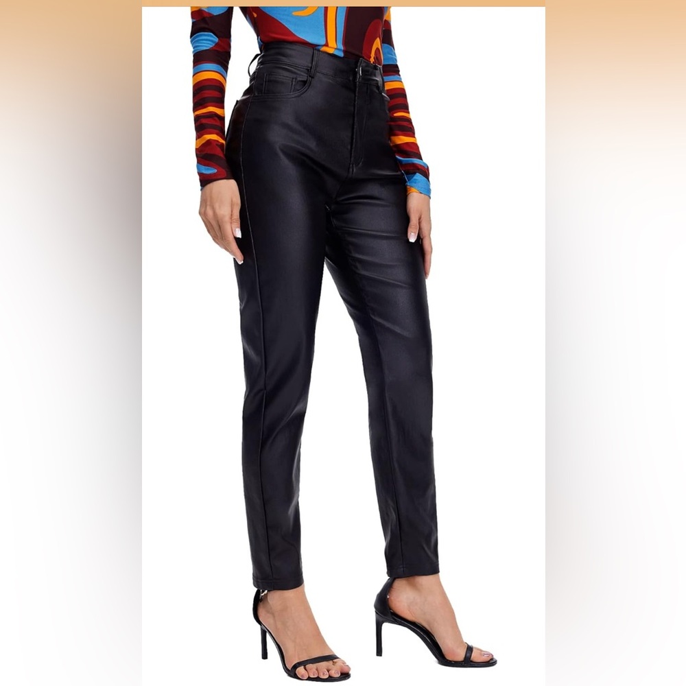 Black High-Waisted Women's Pants